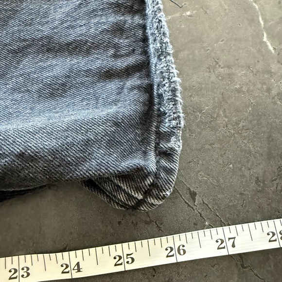 Abercrombie & Fitch Dark Wash Dad High Rise Curve Love Denim Jeans - Picture 4 of 6